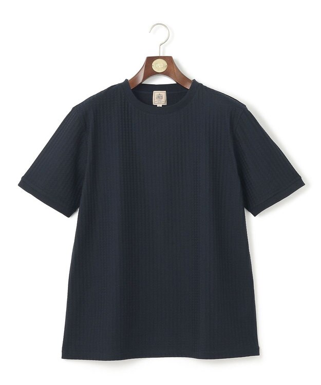 J.PRESS MEN 【KING SIZE】【UVカット /  吸水速乾 / ビジネス対応】【J.PRESS PREMIUM JERSEY】リンクスチドリTシャツ ネイビー系