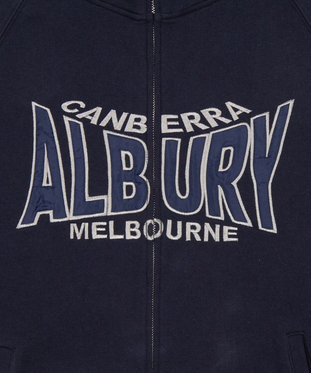 WEGO 【ユニセックス着用ITEM】スタンドネックZIPパーカー ネイビー