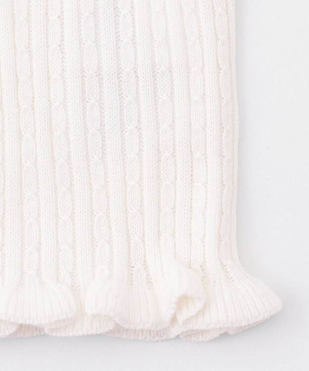 組曲 KIDS 【80-100cm】リブ ニット オフホワイト系