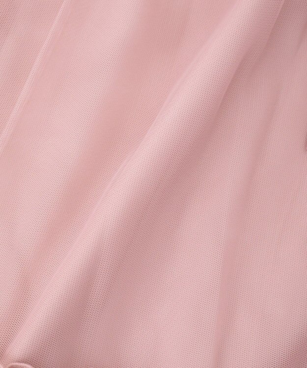 earth music&ecology リボンチュールティアードスカート Pink