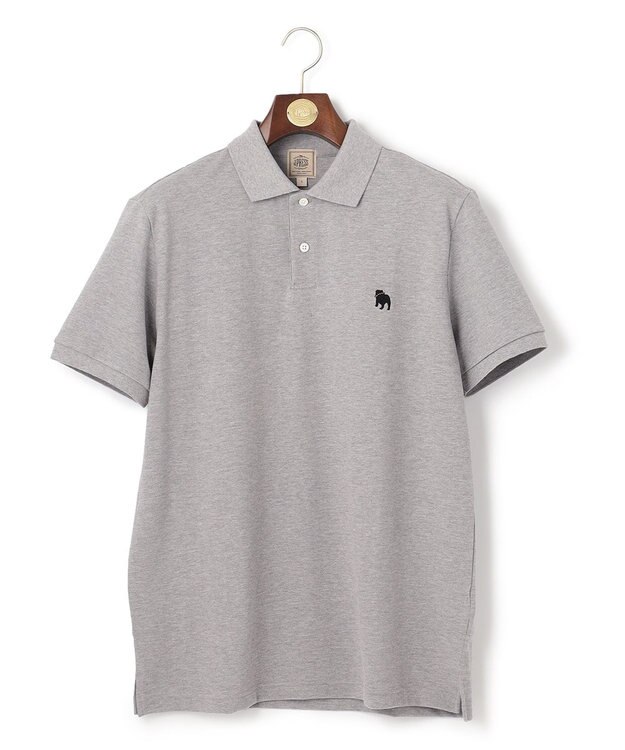 J.PRESS MEN 【大人気】アメリカンコットンンバックブル ポロシャツ ライトグレー系