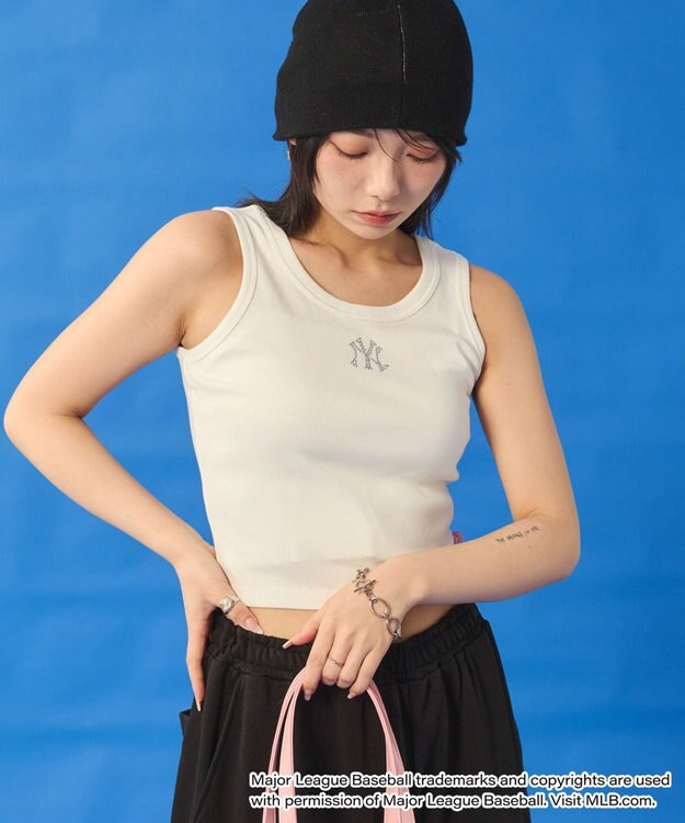 WEGO 別注MLBラインストーンタンク 柄2