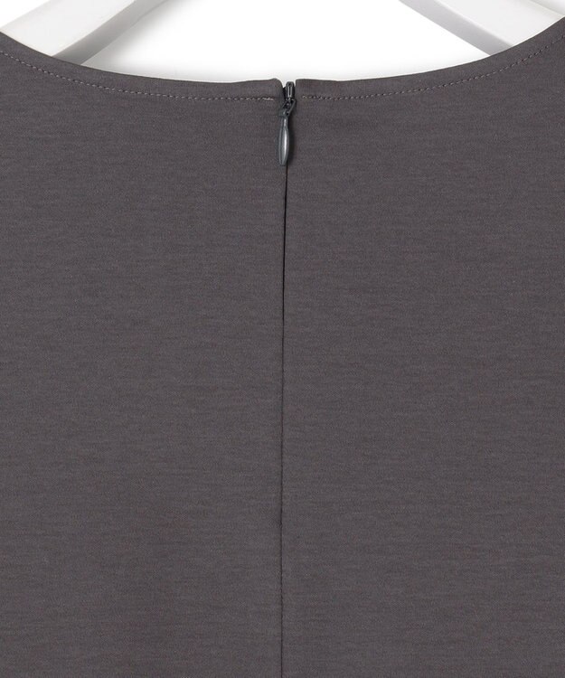 23区 【GLOW8月号掲載/洗える】ランダムフリルジャージー ペプラム カットソー グレー系