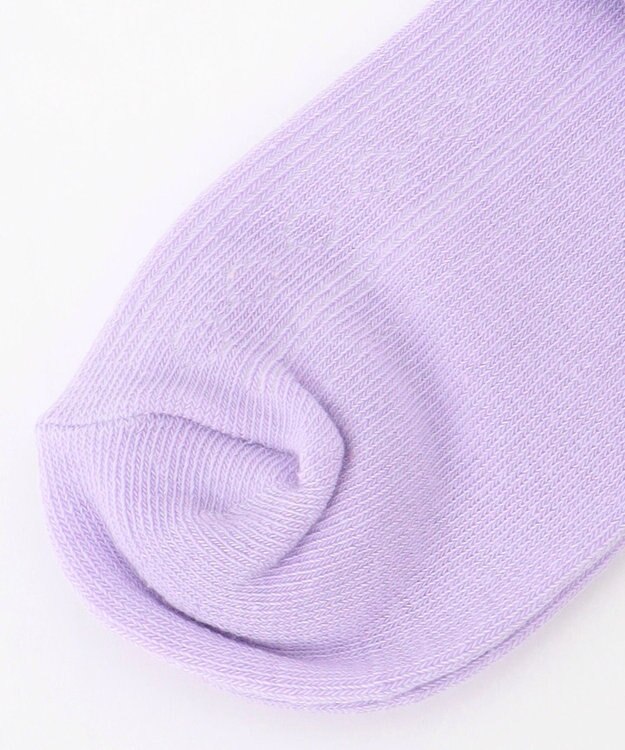 ANY KIDS サイドリボン ハイソックス ラベンダー