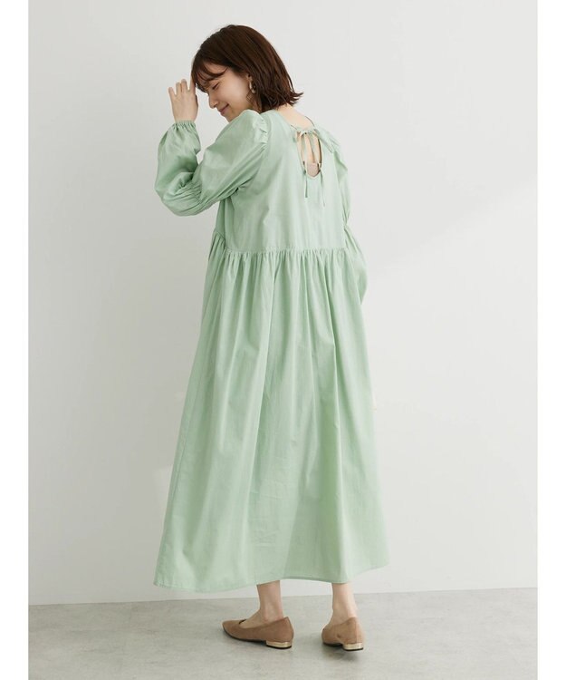 Green Parks ・Ｐｅｔｉｔ　Ｆｌｅｕｒウ゛ィラーゴスリーブワンピース Mint Green