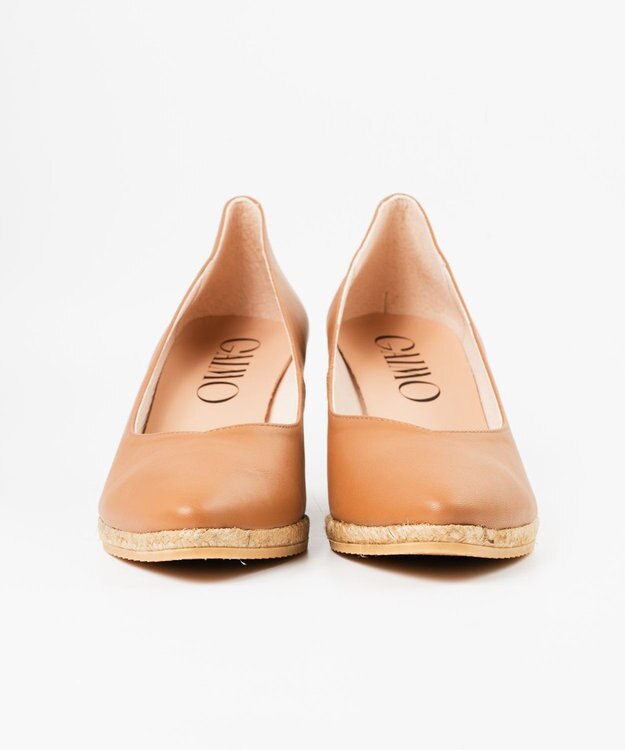 gaimo 【GAIMO/ガイモ】Vカットエスパドリーユパンプス ブラウン