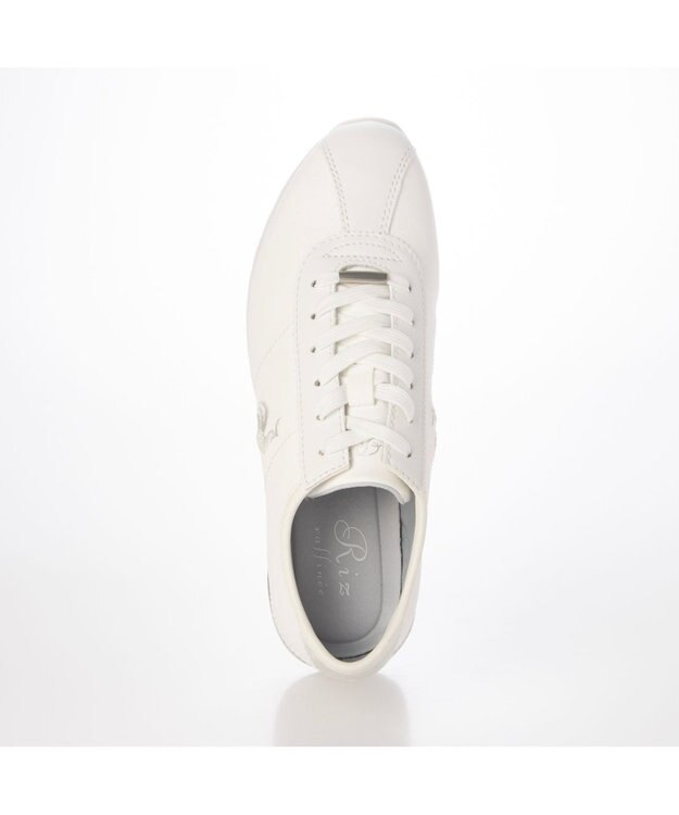 Riz raffinee 【le coq sportif×Riz raffinee】ヒールアップ厚底スニーカー ホワイトカタオシ