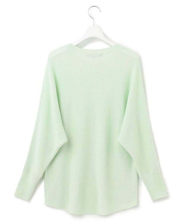 23区 【洗える】ウールブレンド ドルマン ニット ミント系