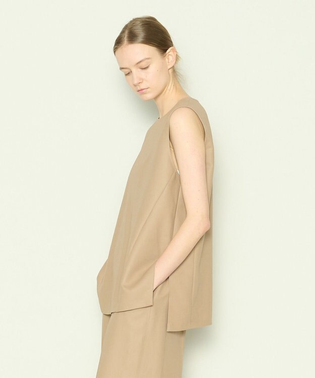 JOSEPH 【洗える】ボイルコットン　ブラウス ブラウン系