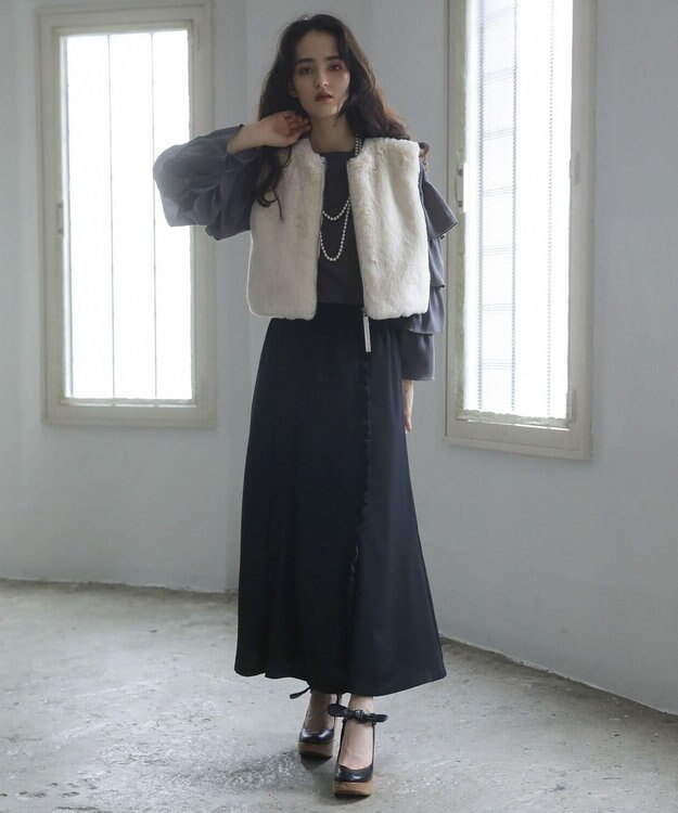 Green Parks ■ＥＳＣＡＲ　フラッフィーベスト Ivory