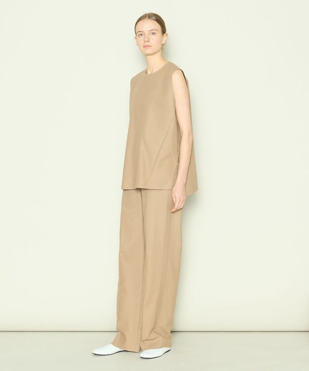 JOSEPH 【洗える】ボイルコットン　ブラウス ブラウン系