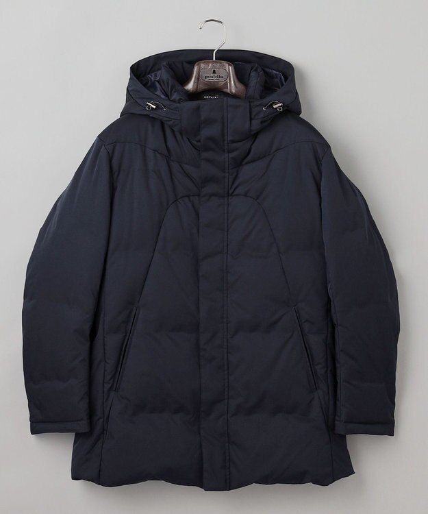 GOTAIRIKU WEB限定【仕事で着られる】ドレスダウンコート_ストレッチツイル_25年新作 ネイビー系