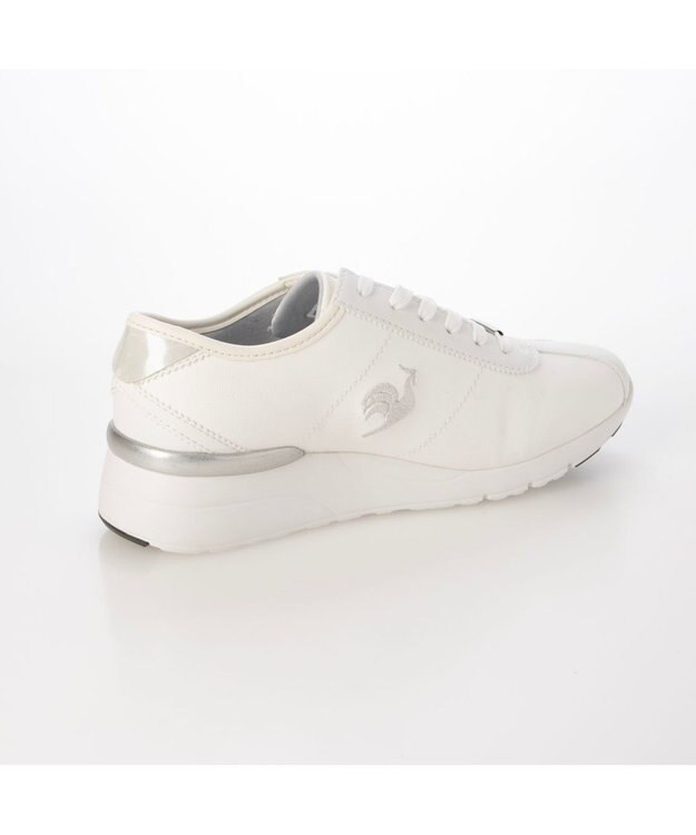 Riz raffinee 【le coq sportif×Riz raffinee】ヒールアップ厚底スニーカー ホワイトカタオシ