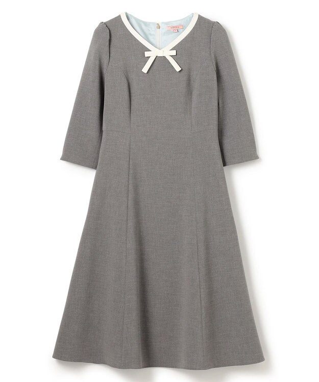 TOCCA RIBBON MONO ドレス グレー系