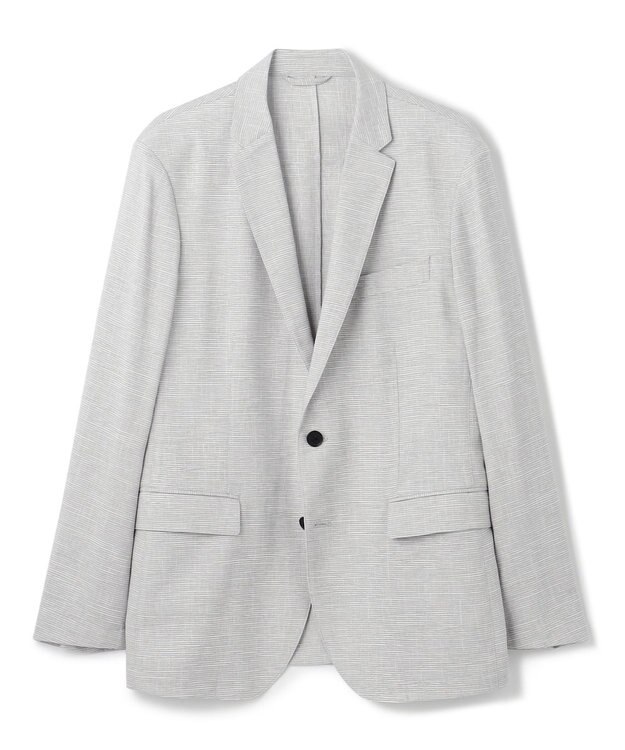 JOSEPH HOMME スムーススラブストレッチ　ジャケット ライトグレー系