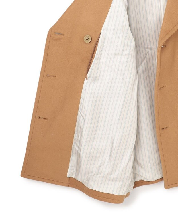 J.PRESS YORK STREET 【UNISEX】メルトン ピーコート キャメル系