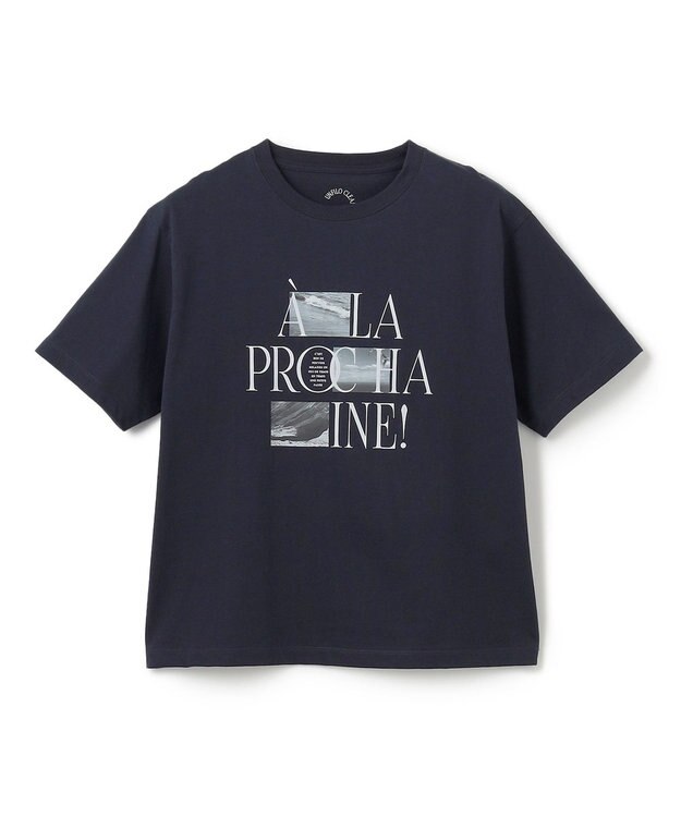 UNFILO CLEAN Tee ネイビー1