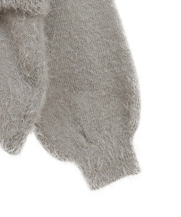 CRAFT STANDARD BOUTIQUE 洗える/ビスチェ付きシャギーニットプルオーバー Gray