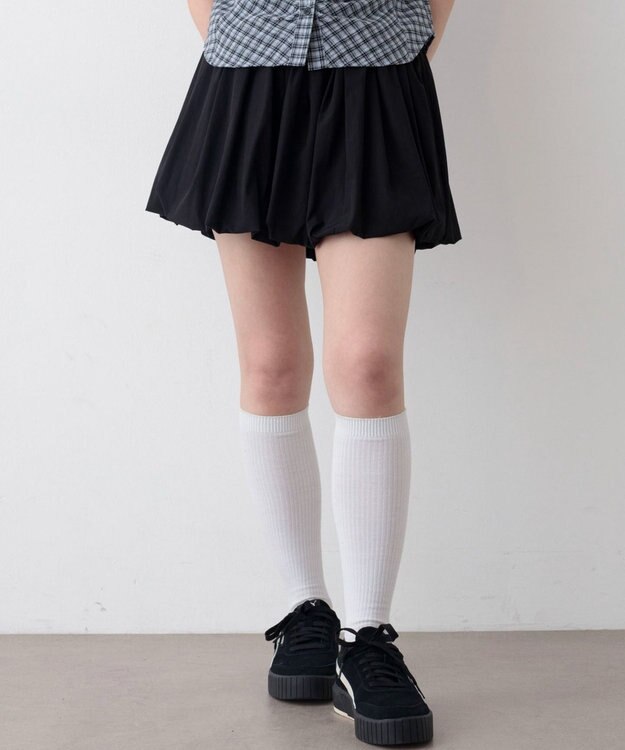WEGO バルーンミニスカパン ブラック