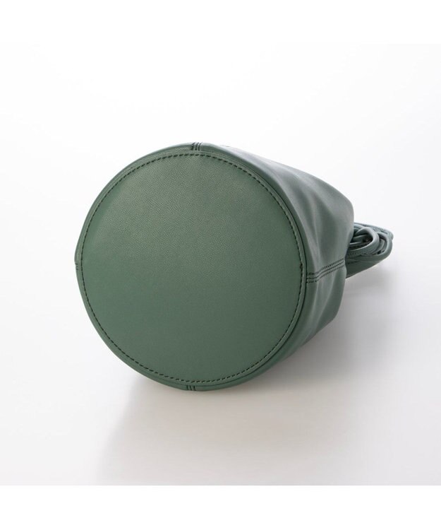 UNBILLION カシュカシュ cachecache / ソフト巾着ショルダーバッグ グリーン