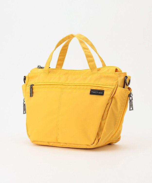 Y'SACCS 【Y’SACCS vous et】サイドジップ2WAYミニトート マスタード