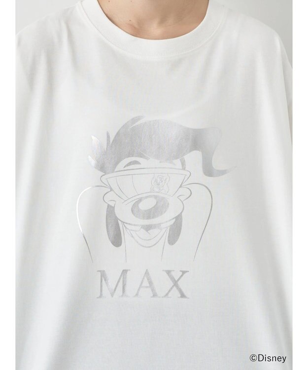 earth music&ecology Ｇｏｏｆｙ＆Ｍａｘ／箔プリントＴｅｅ Silver