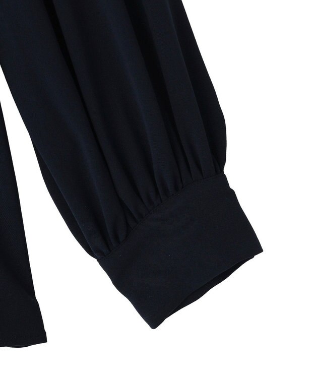 YECCA VECCA アシメラッフルブラウス Navy