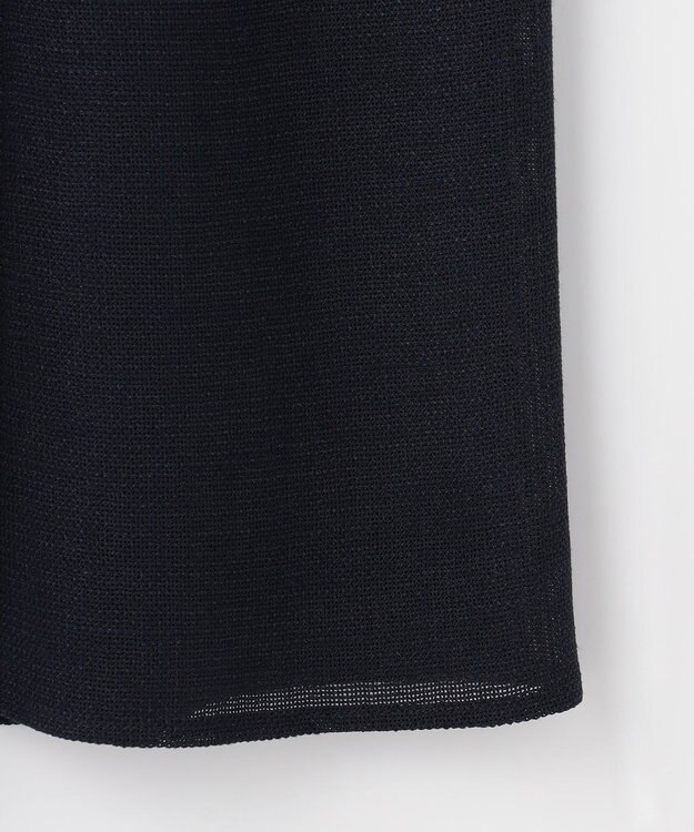 組曲 L 【先行予約】メランジレノクロス ドッキングワンピース ネイビー系