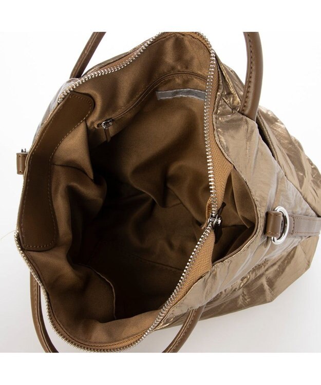 UNBILLION カシュカシュ cachechche / ソフトメタリック2wayミニトート ブロンズ