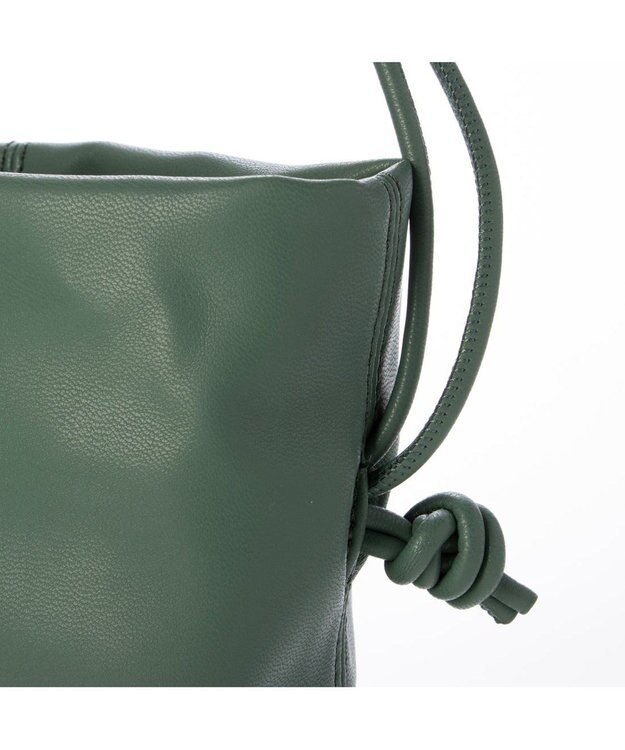 UNBILLION カシュカシュ cachecache / ソフト巾着ショルダーバッグ グリーン