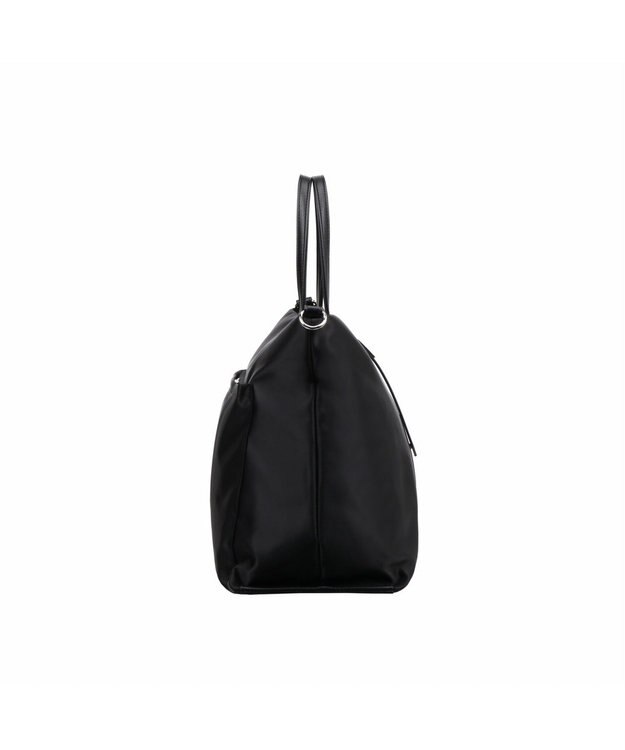 ACE BAGS & LUGGAGE PROGRES プログレ ミュー トートバッグ 2WAY セットアップ機能 ショルダーベルト付き 17396  トートバッグ レディース ユーティリティポケット ボストンバッグ ブラック