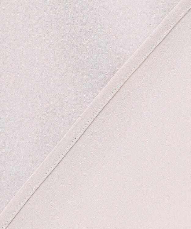 ANY SIS フロントタックバイカラー ブラウス グレージュ×アイボリー