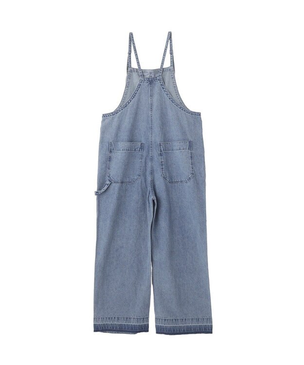 YECCA VECCA 綿麻デニムサロペット Light Indigo