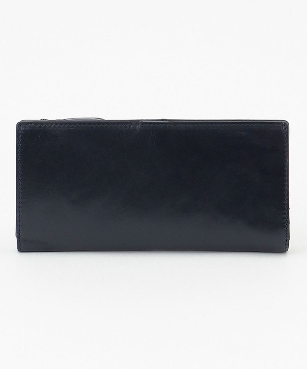 UNBILLION Otias オイルカウレザー二つ折りロングウォレット ネイビー