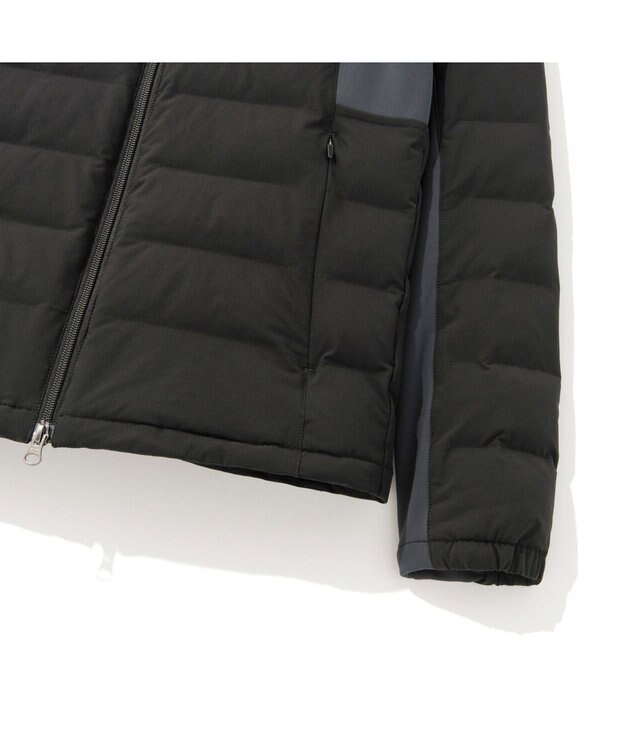 ZERO HALLIBURTON ハイブリッドパデットブルゾン 82755 撥水 保温 裏起毛 ゴルフ ZHG-W15a ブラック