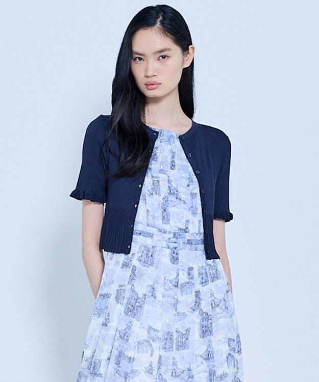 TOCCA HALF SLEEVE AJISAI ボレロ ネイビー系