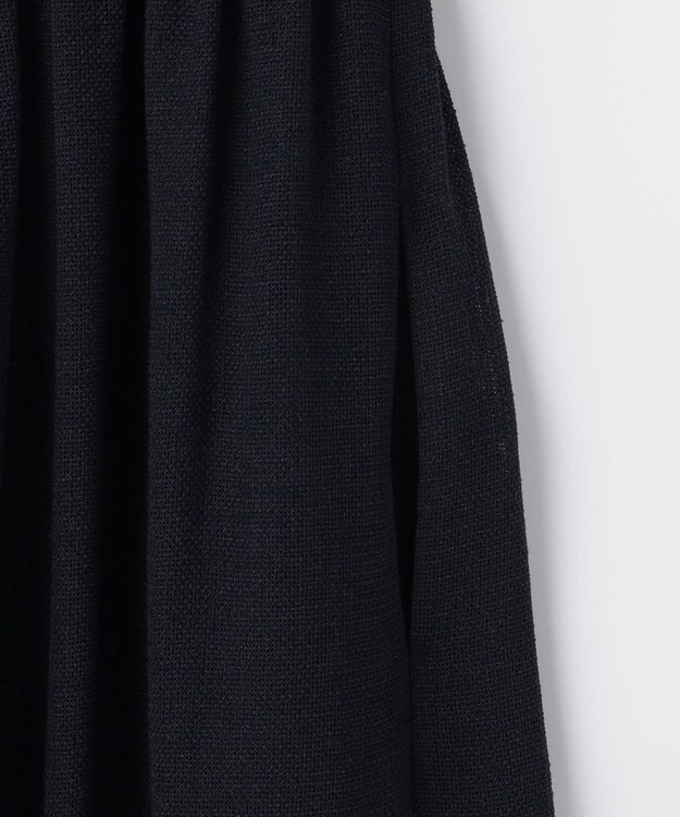 組曲 L 【先行予約】メランジレノクロス ドッキングワンピース ネイビー系