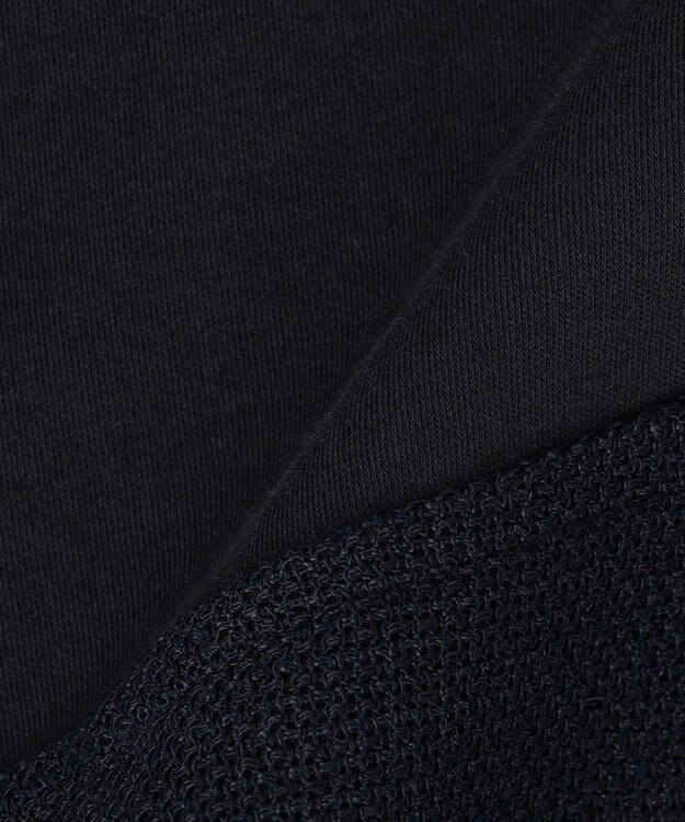 組曲 L 【先行予約】メランジレノクロス ドッキングワンピース ネイビー系