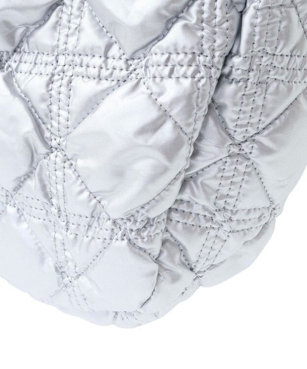 Green Parks ＯＹＯ．ＨＡ　ぽこぽこキルティングバッグⅡ Silver