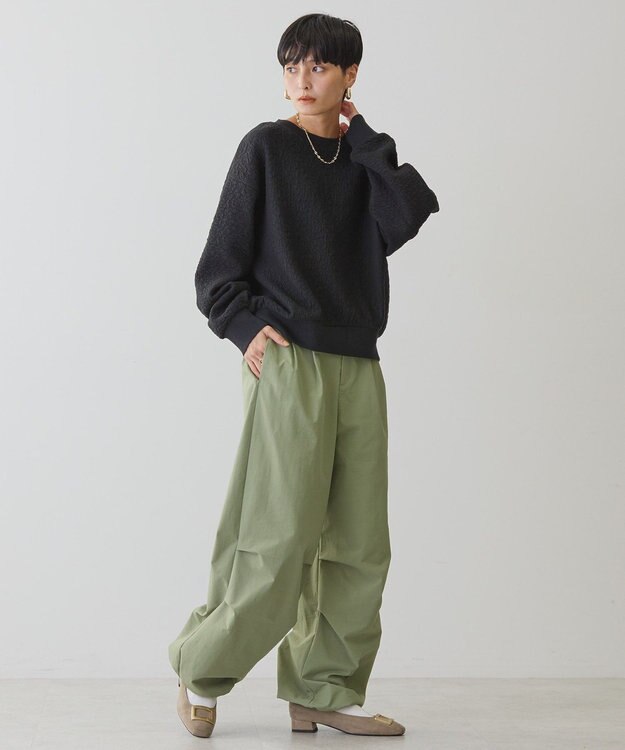 AMERICAN HOLIC フクレジャガードプルオーバー Black