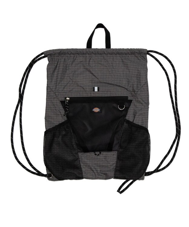WEGO 【ユニセックス着用ITEM】別注Dickiesメッシュポケットナップサック グレー