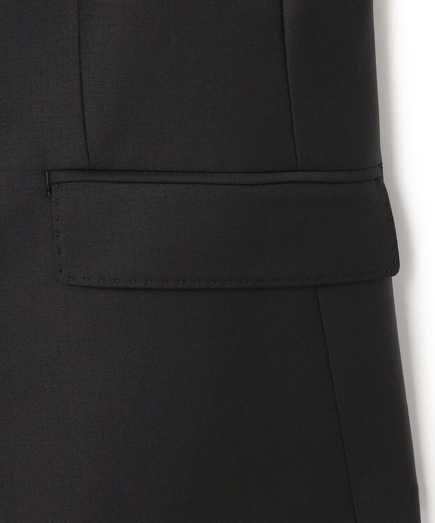 23区 【セットアップ対応】ファインネスウール 二つ釦 ジャケット ブラック系