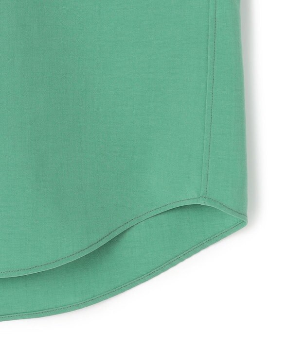 JOSEPH HOMME 【機能素材】テクノボイルストレッチ　レギュラーカラーシャツ スモーキーグリーン系