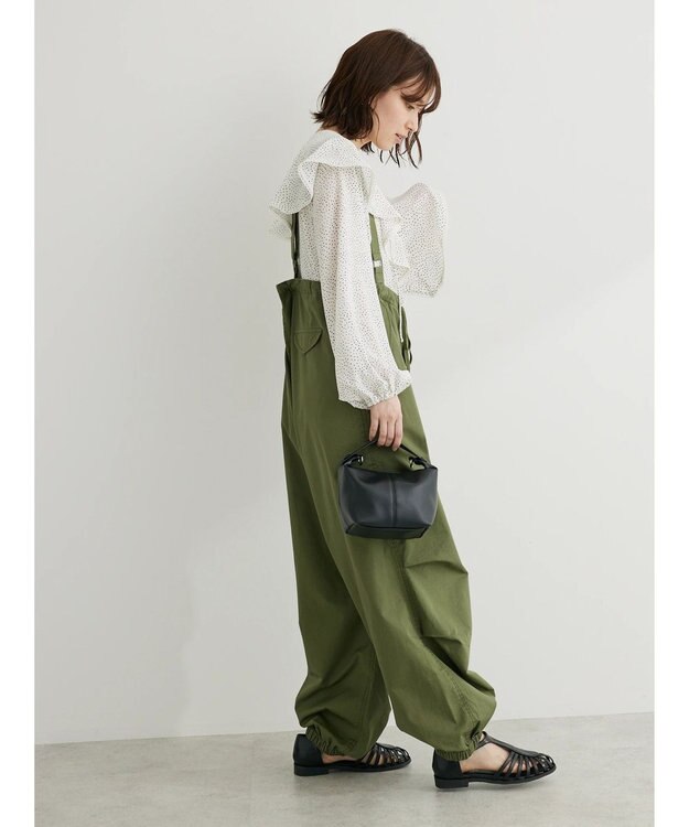 Green Parks ・ＥＬＥＮＣＡＲＥ　ＤＵＥ　サスペンダーアーミーパンツ Khaki