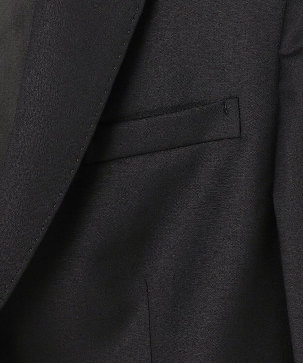 23区 【セットアップ対応】ファインネスウール 二つ釦 ジャケット ブラック系