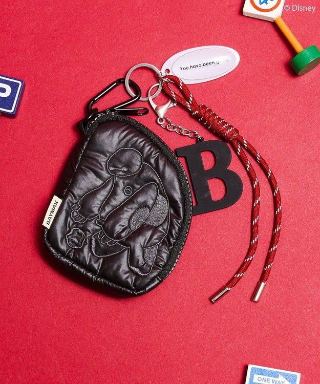 AMERICAN HOLIC 【BAYMAX】パフィーポーチ Black