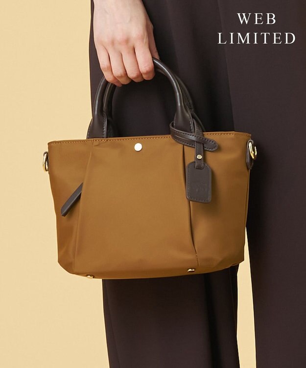 J.PRESS LADIES 【新色登場！・WEB限定カラーあり・2way】ナイロン ポシェット バッグ 【WEB限定】キャメル系