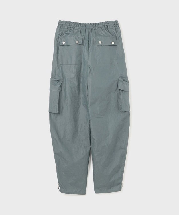 GRACE CONTINENTAL ナイロンジップカーゴパンツ グレー