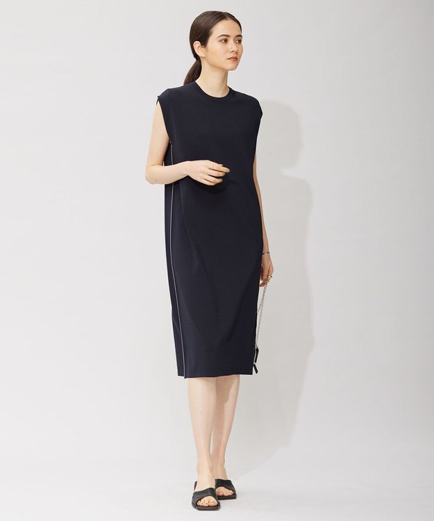 ICB L 【WEB限定カラーあり】 シンセティックハイゲージ ワンピース ネイビー系