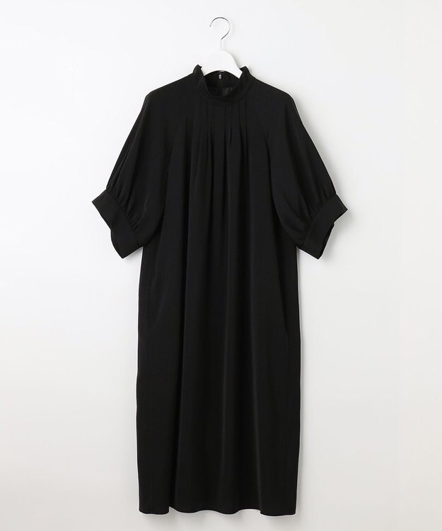 自由区 【WEB限定】ラグランタック ドレス ブラック系